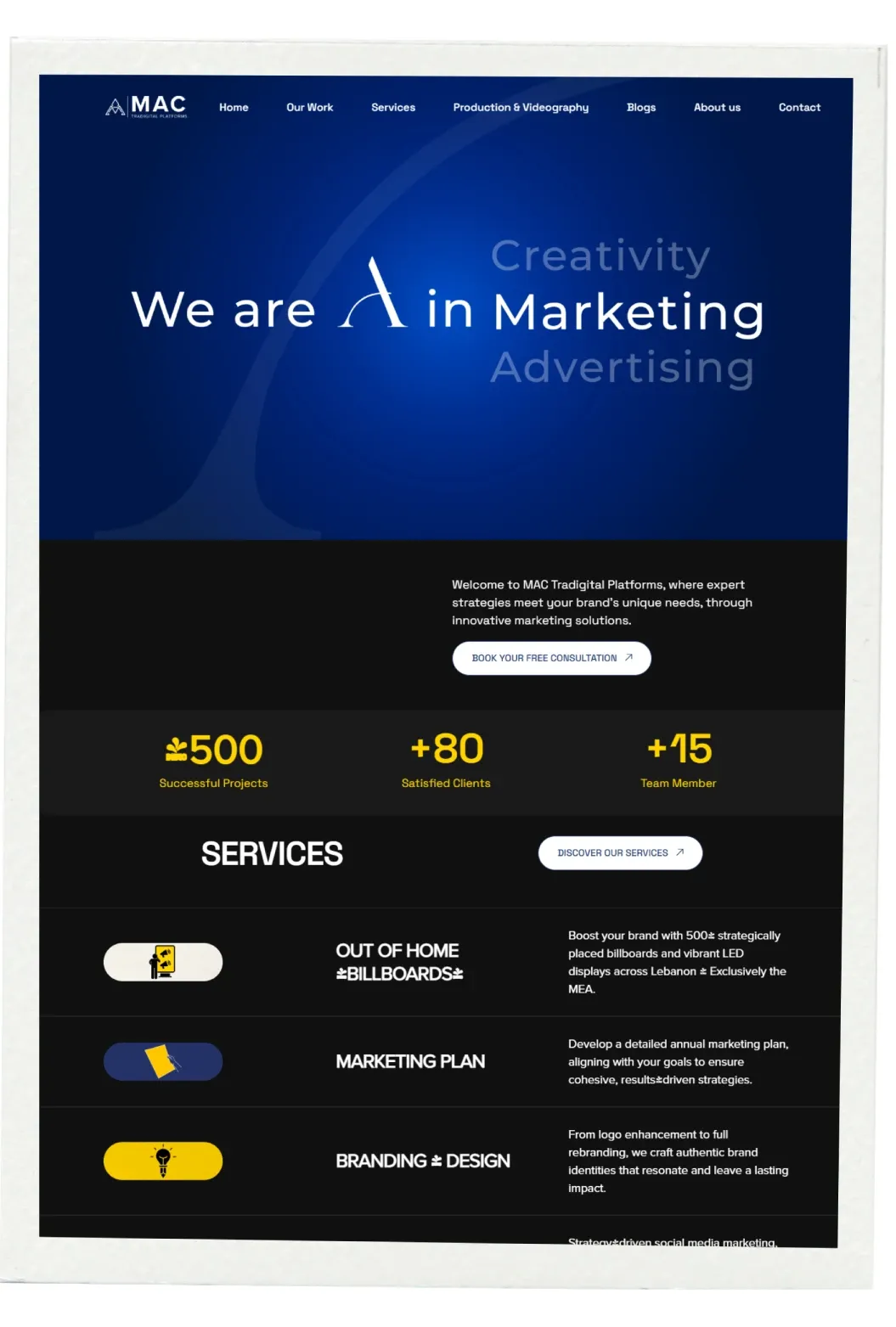 Mac Platforms website screenshot 2
