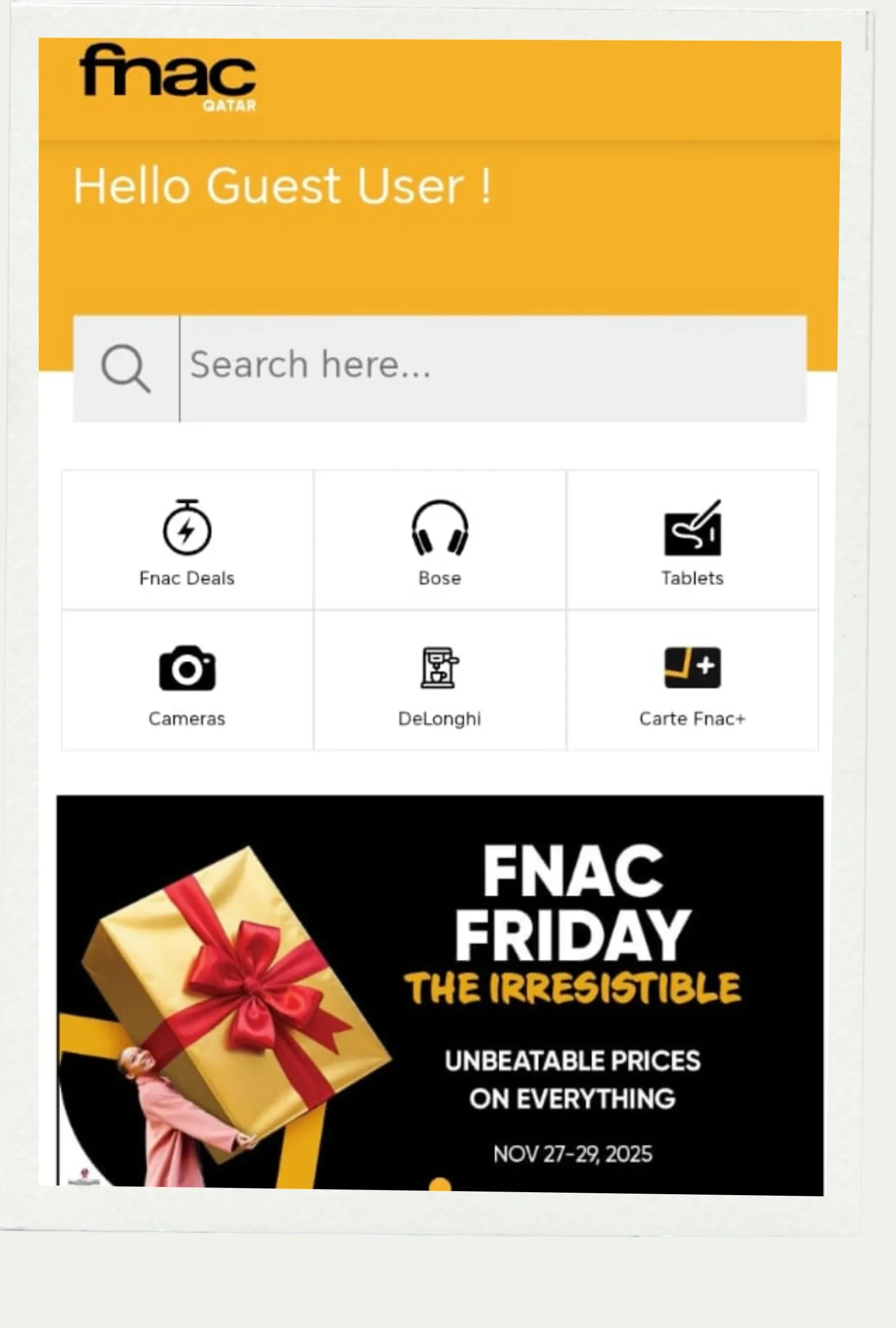 Fnac Qatar app screenshot 2