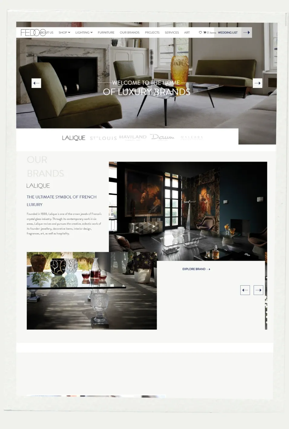 Fedco website screenshot 2