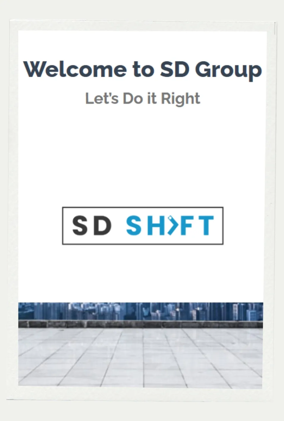 Sd Group website screenshot 3