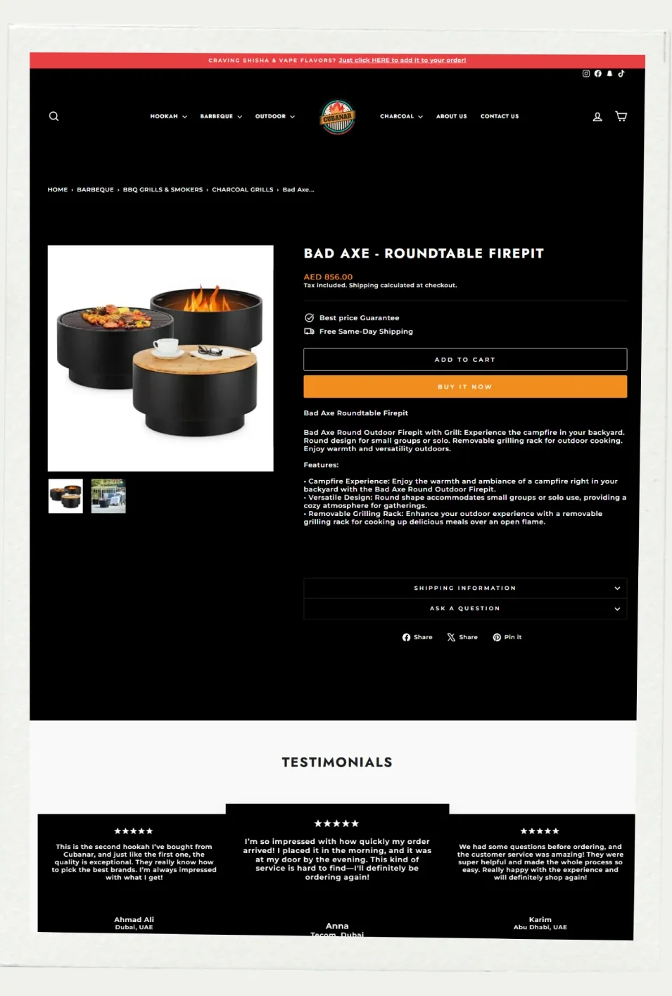 Cubanar website screenshot 3