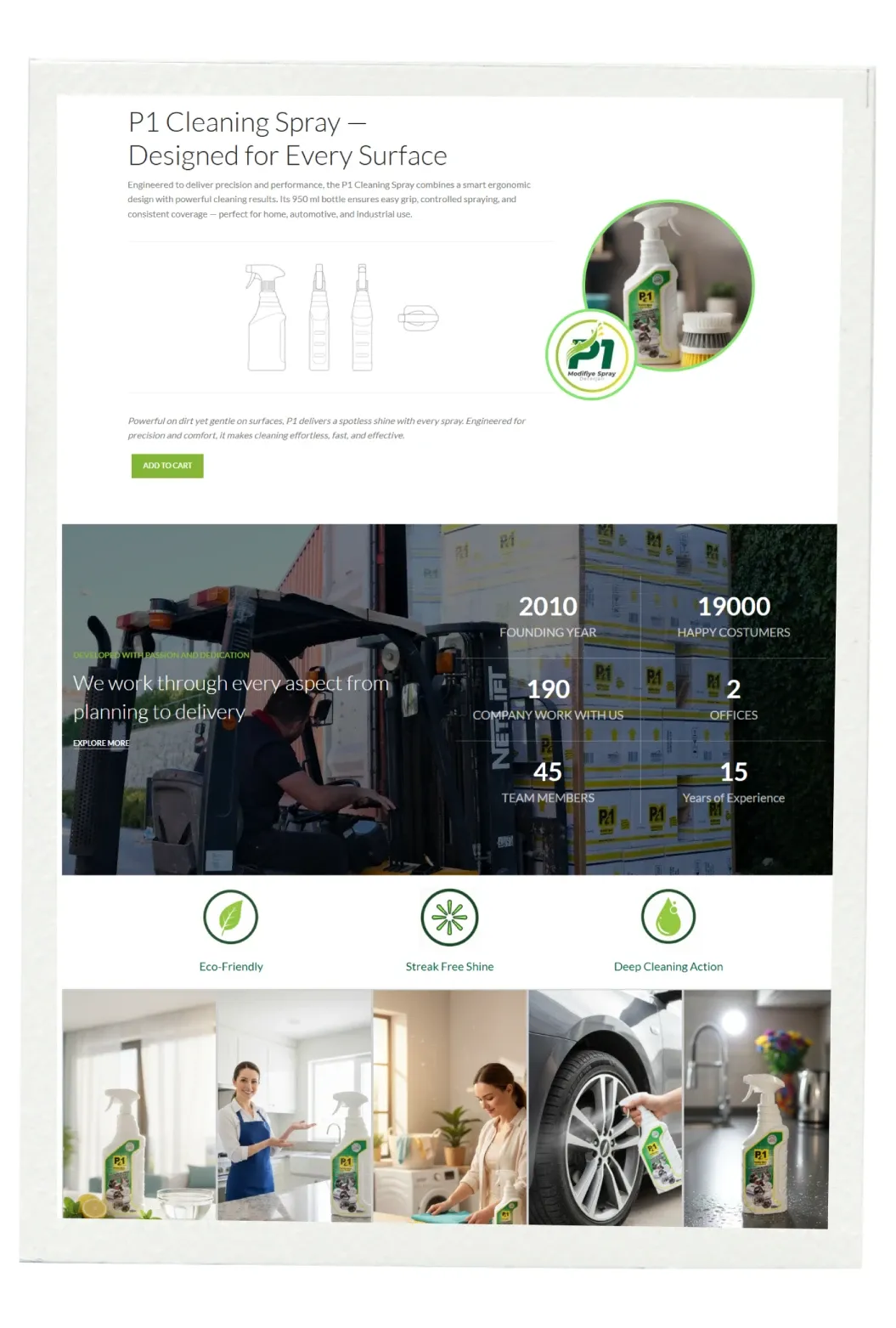 P1 Germano website screenshot 3