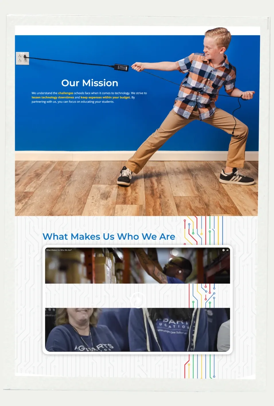 AGparts Education website screenshot 3