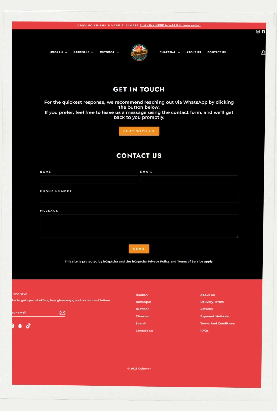 Cubanar website screenshot 4