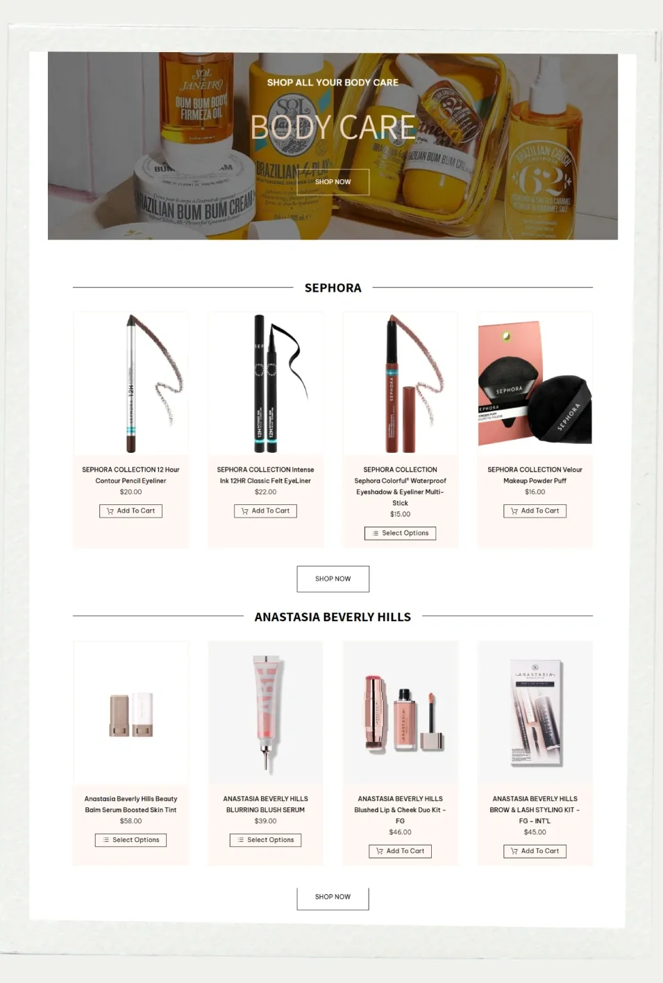 Voi By Laurie website screenshot 4