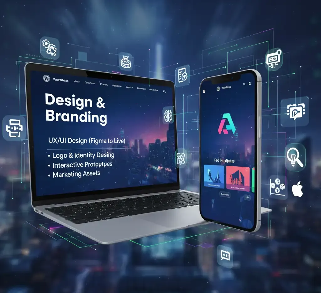 UI/UX design and branding