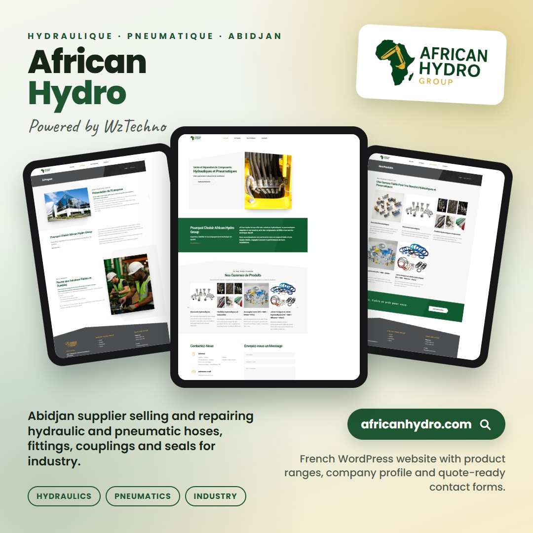 African Hydro Group website