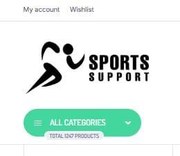 Sport Support website screenshot 5