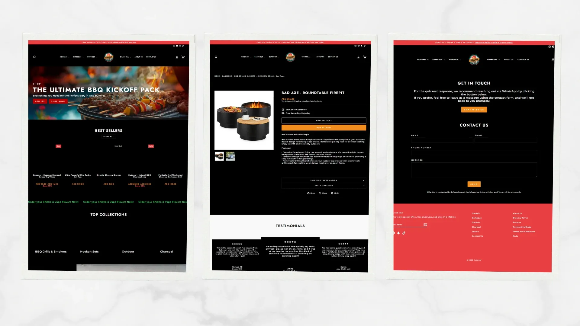 Cubanar website screenshot 1
