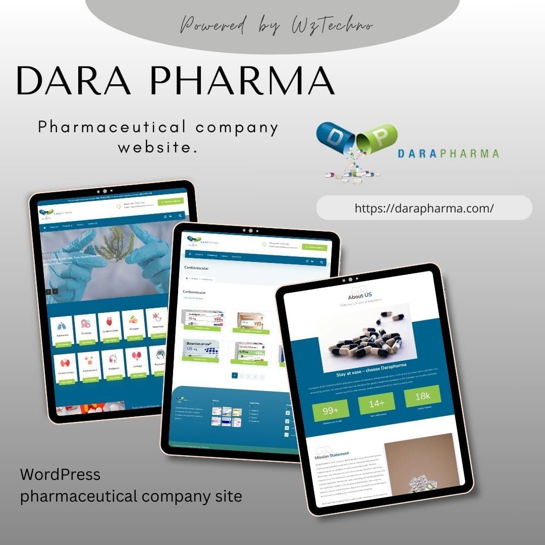 Darapharma website screenshot