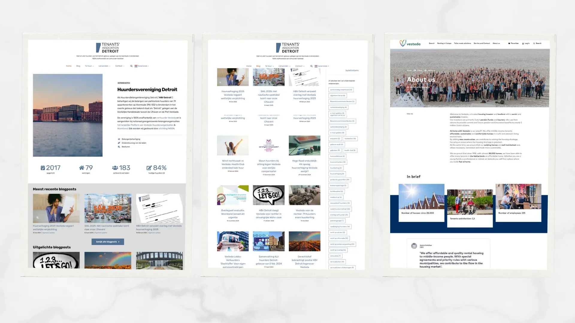 Detroit Amsterdam website screenshot 1