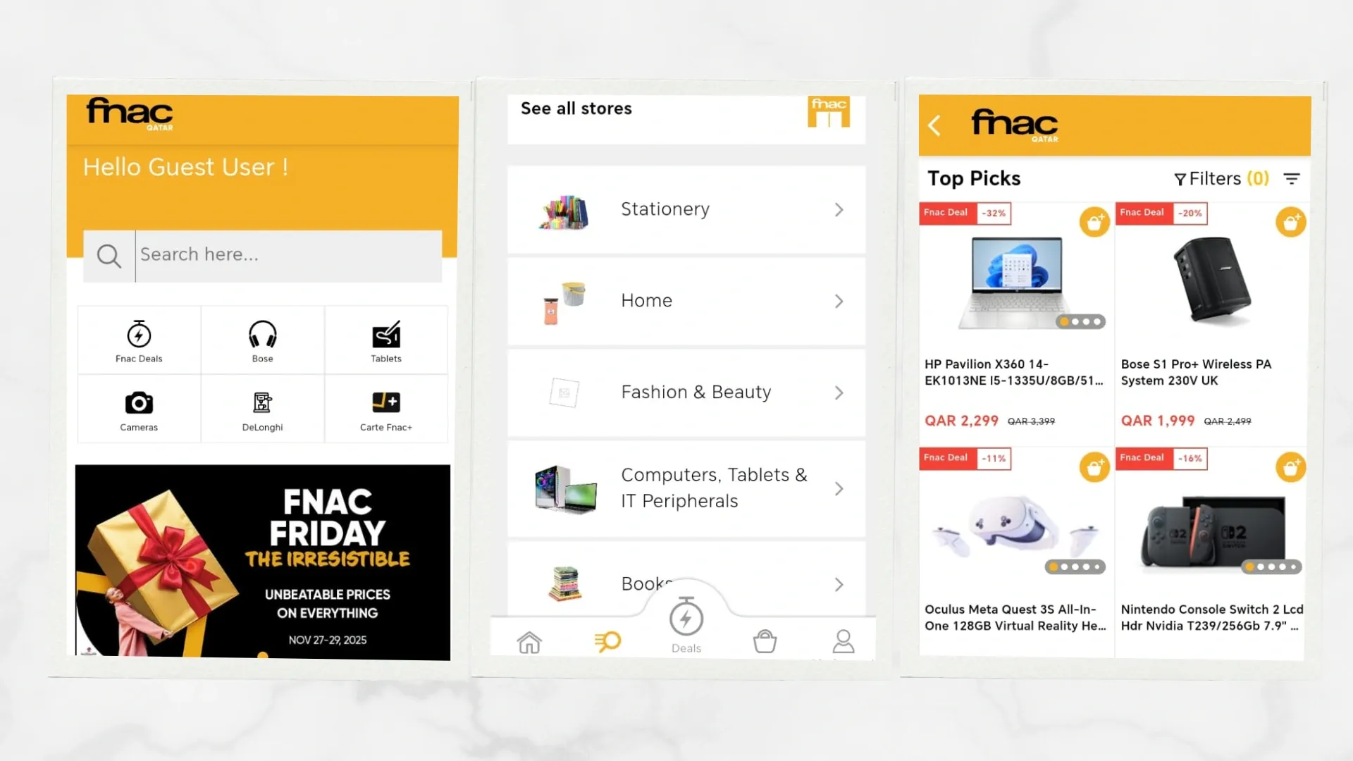Fnac Qatar app screenshot 1