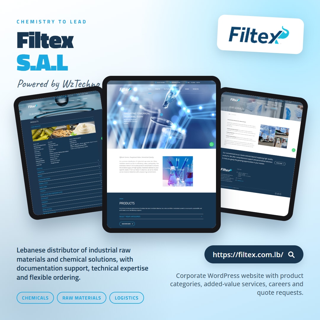 Filtex website