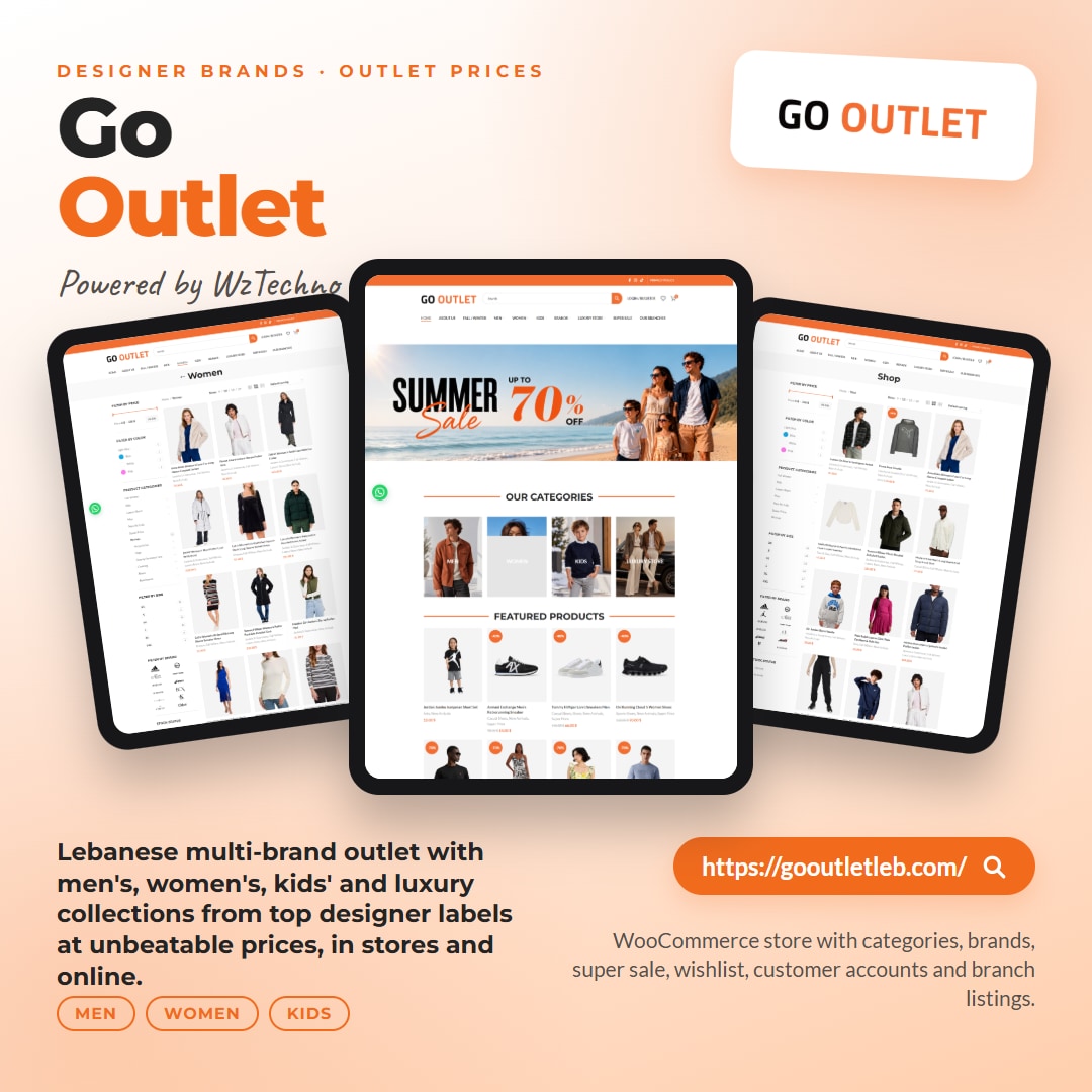 Go Outlet website