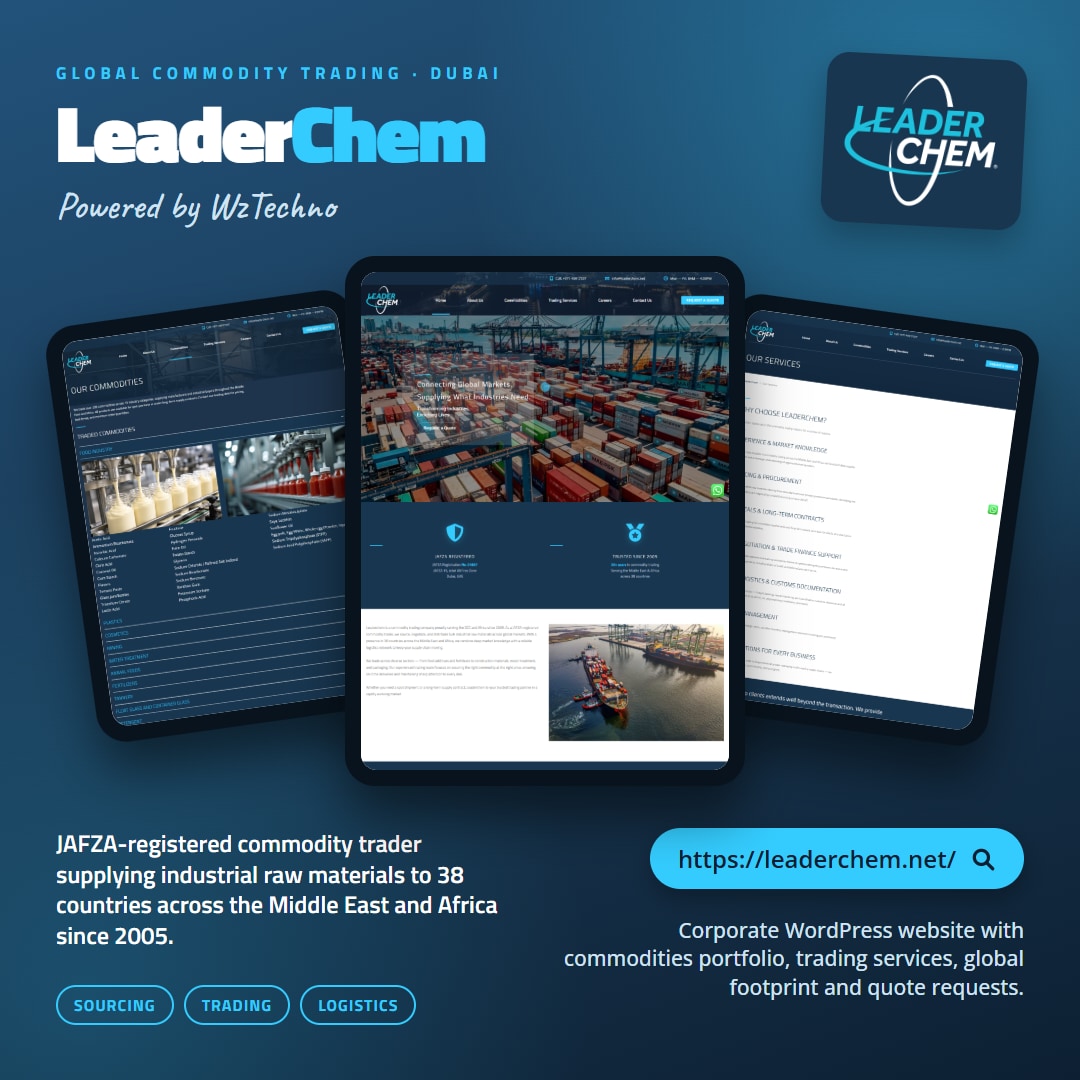 LeaderChem website