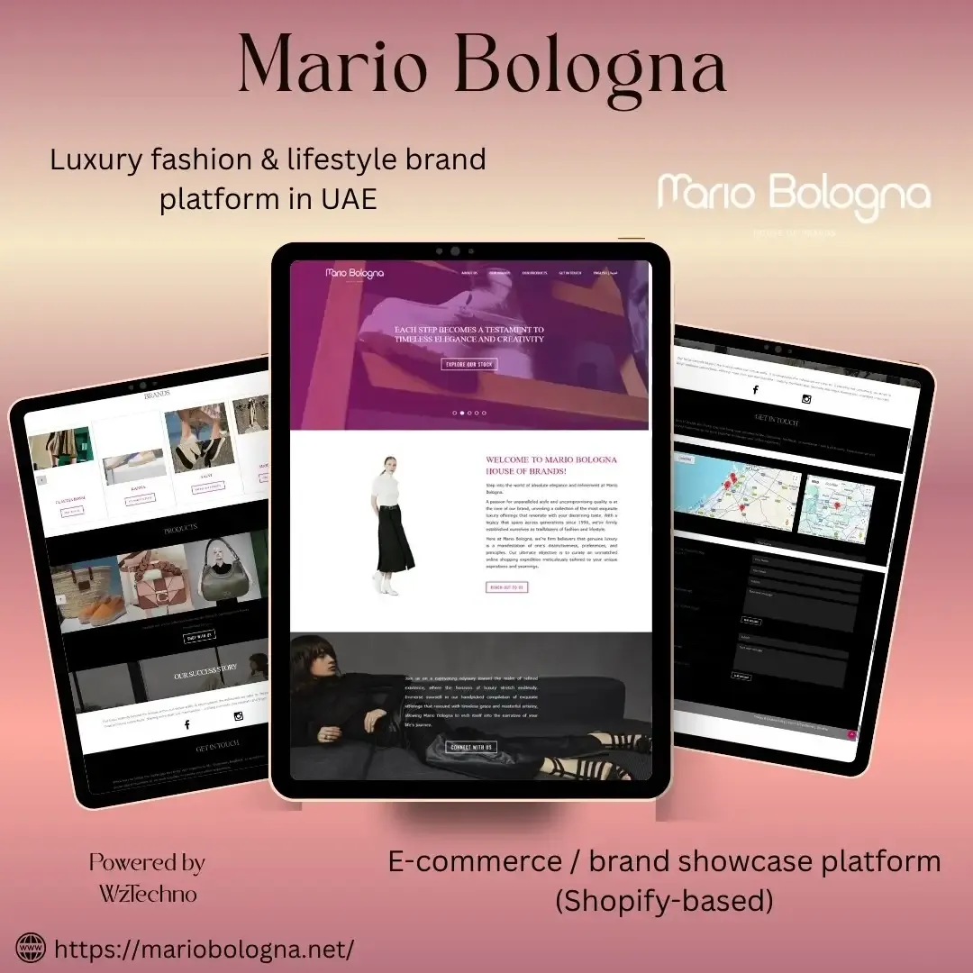 Mario Bologna website screenshot