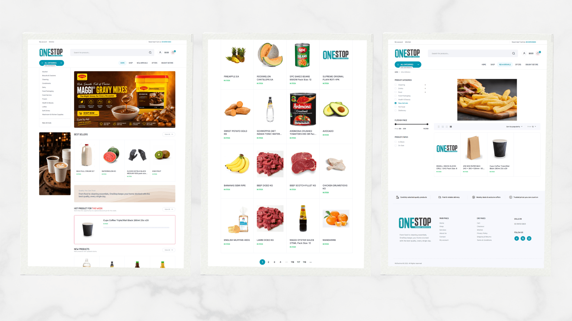 One Stop (OSTG) website screenshot 1