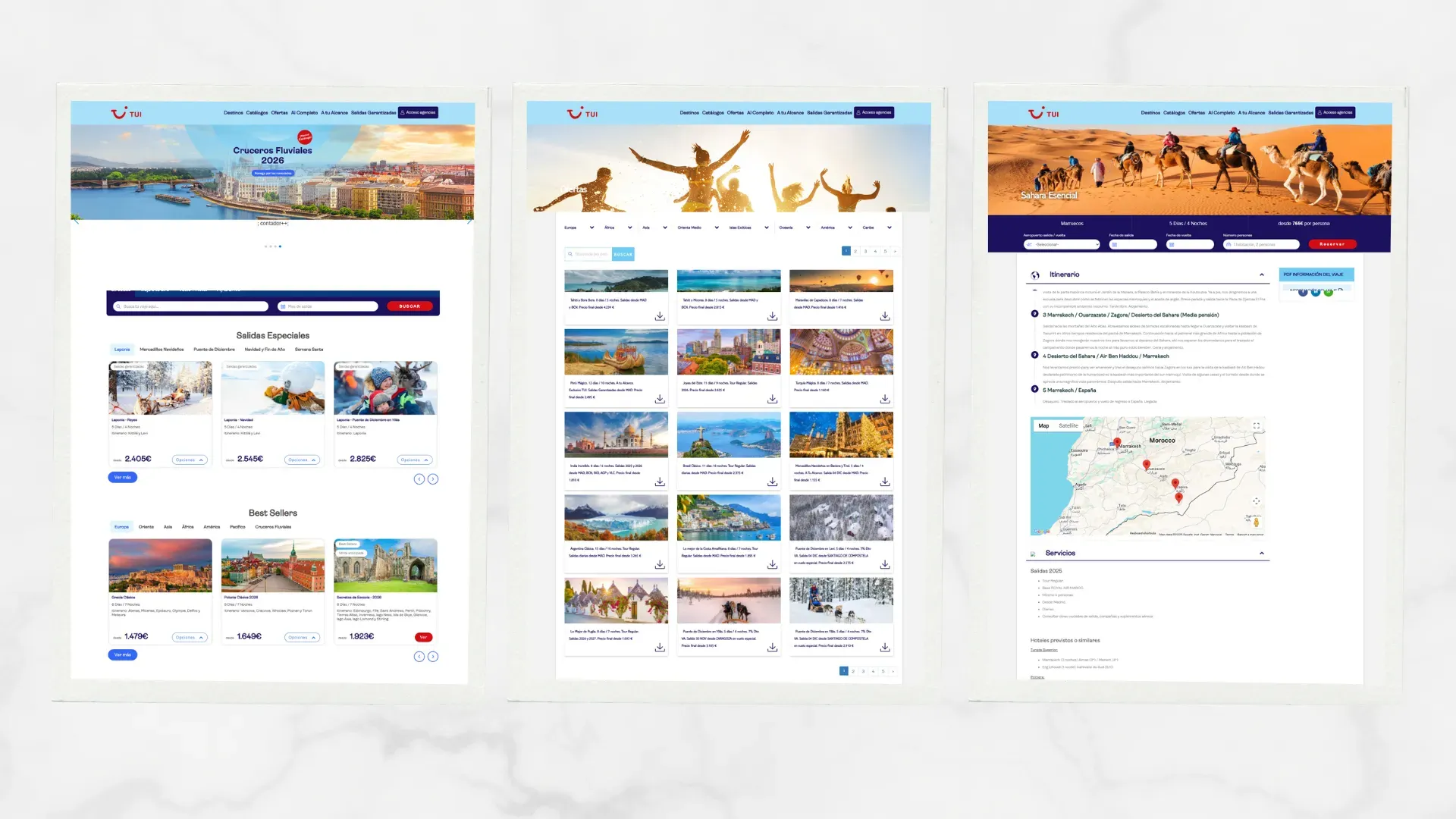 TUI Group website screenshot 1