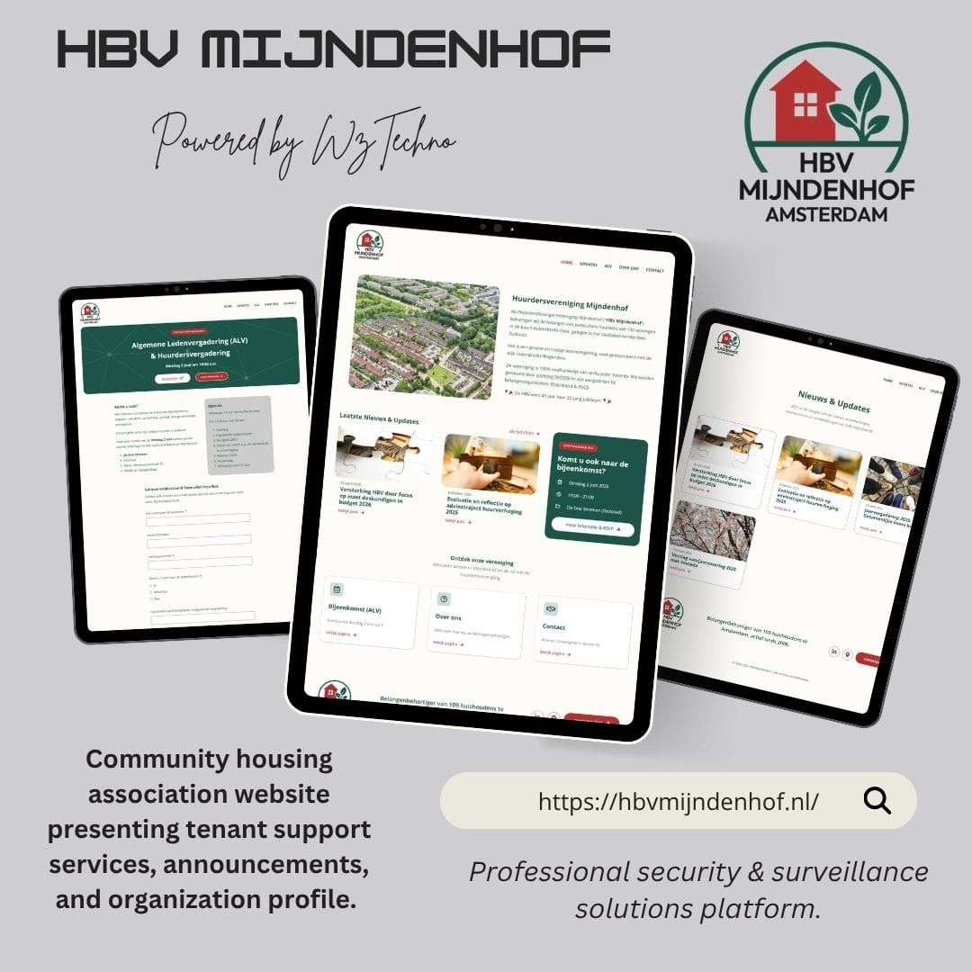 Hbv Mijndenhof website screenshot
