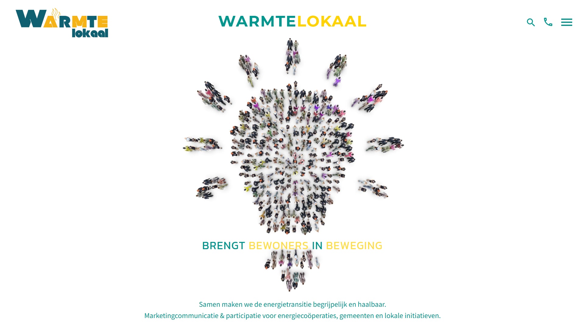 WarmteLokaal website screenshot 1