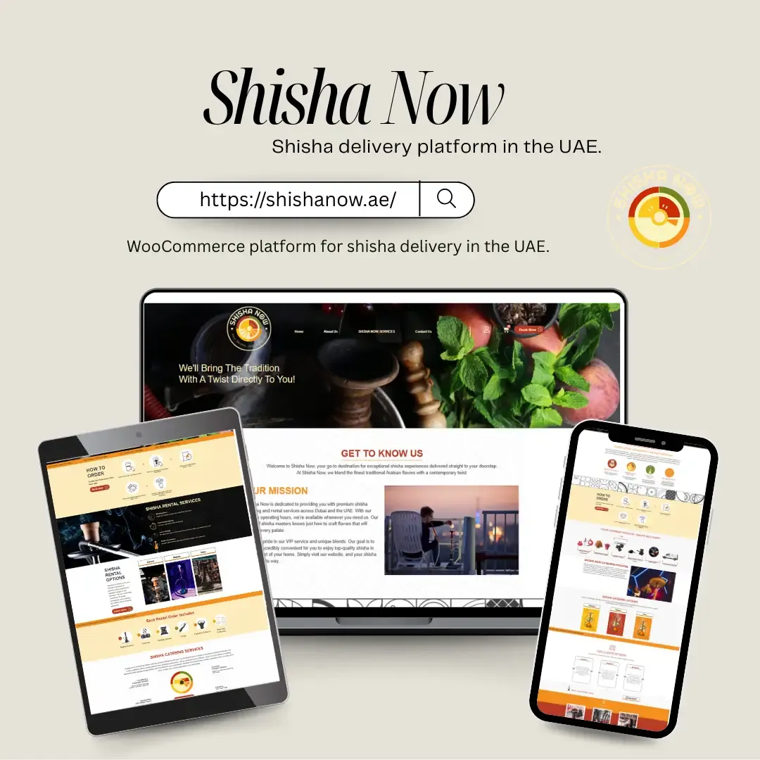 Shisha Now website screenshot