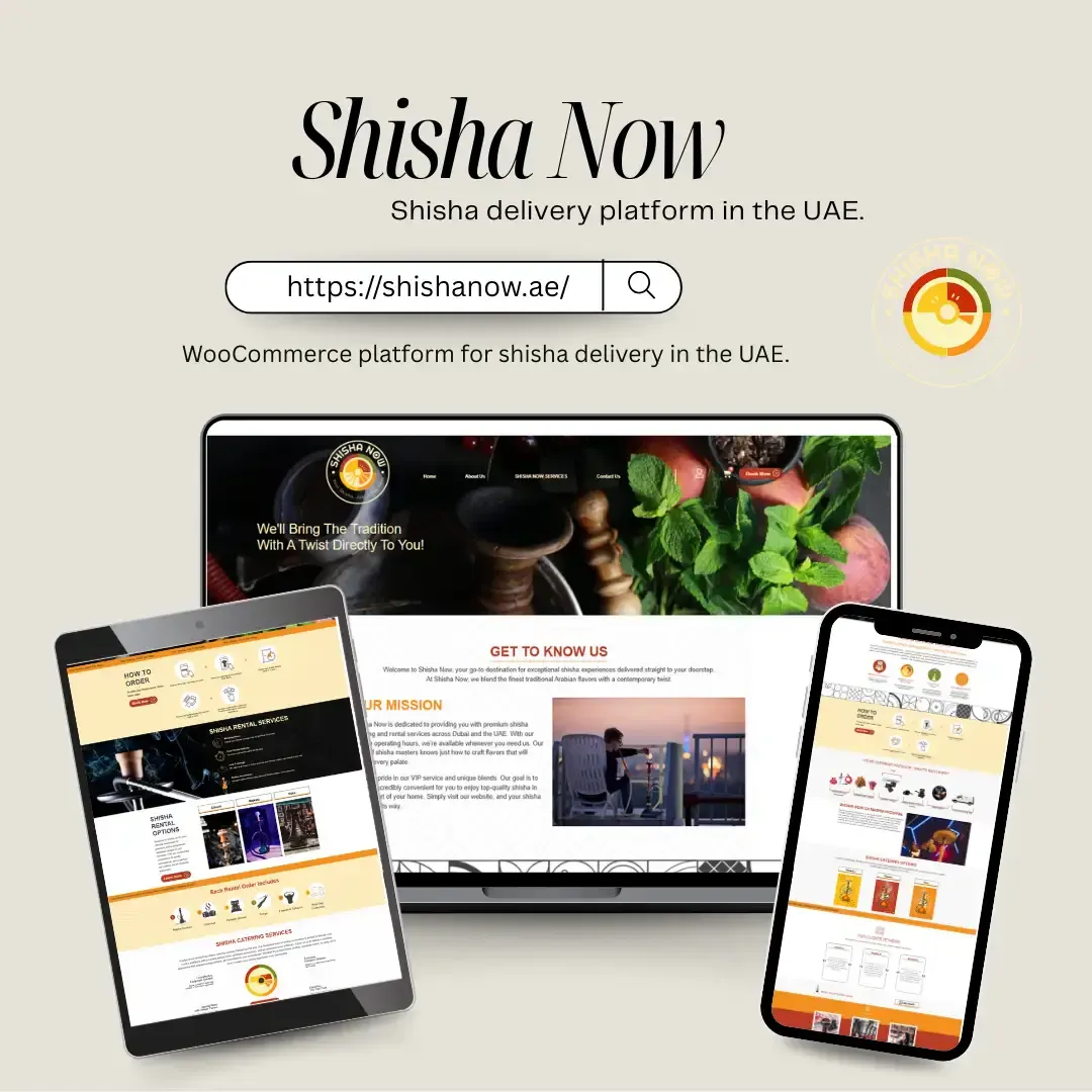 Shisha Now website screenshot